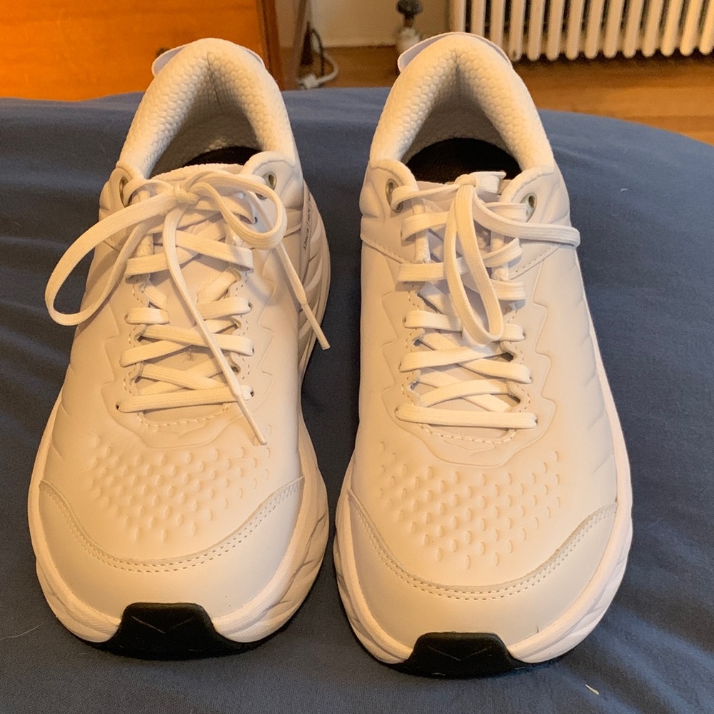 Hoka White Women's Sneakers - Picture 2 of 9